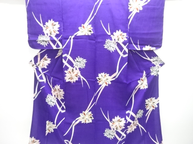 Japanese Kimono / Chirimen Kinsha Combined weave